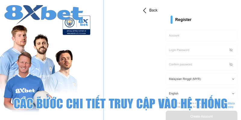 Các bước chi tiết truy cập vào hệ thống