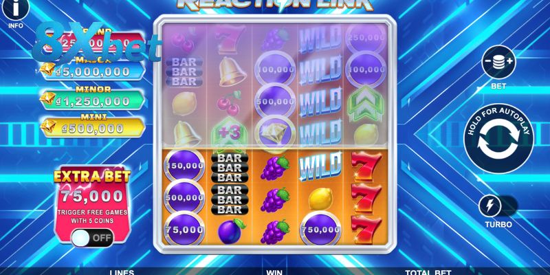 Giao diện game Siêu Nổ Hũ nổi bật với hiệu ứng quay hũ sôi động và phần thưởng lớn hấp dẫn người chơi